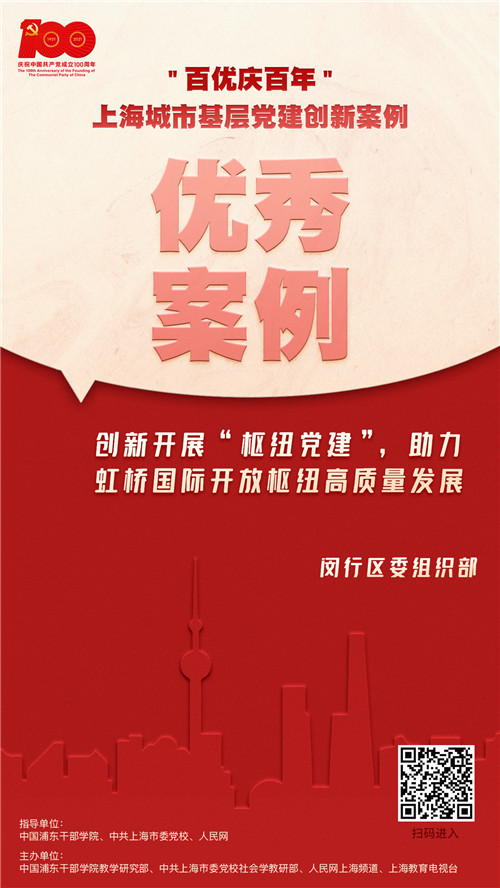 虹橋創(chuàng)新開(kāi)展“樞紐黨建”閔行區(qū)委組織部