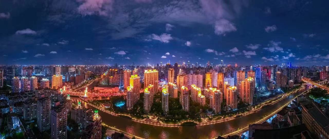 半馬蘇河·七彩秀帶。普陀區(qū)委宣傳部供圖