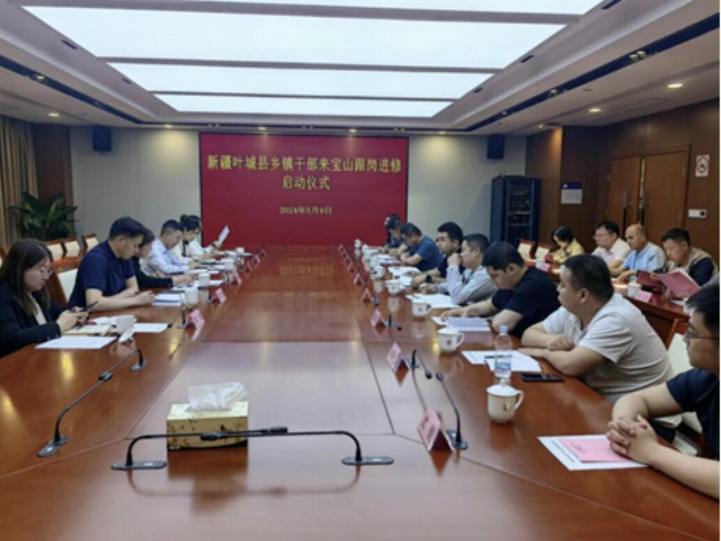 取經(jīng)上海，葉城優(yōu)秀鄉(xiāng)鎮(zhèn)干部赴寶山掛職