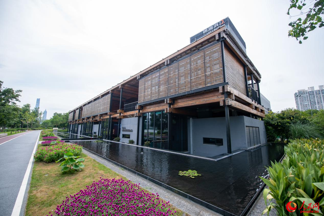 楊浦濱江人民城市建設(shè)規(guī)劃展示館。人民網(wǎng)記者 翁奇羽攝
