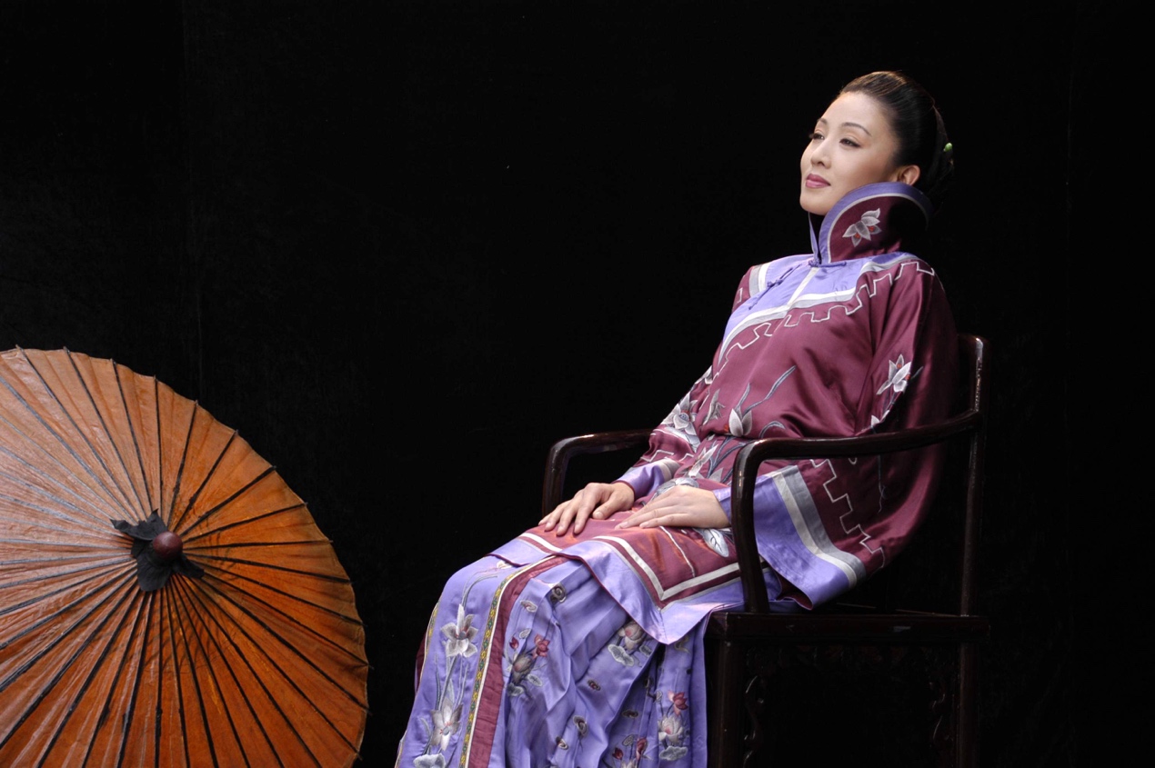 圖片黃梅戲《徽州女人》劇照。 