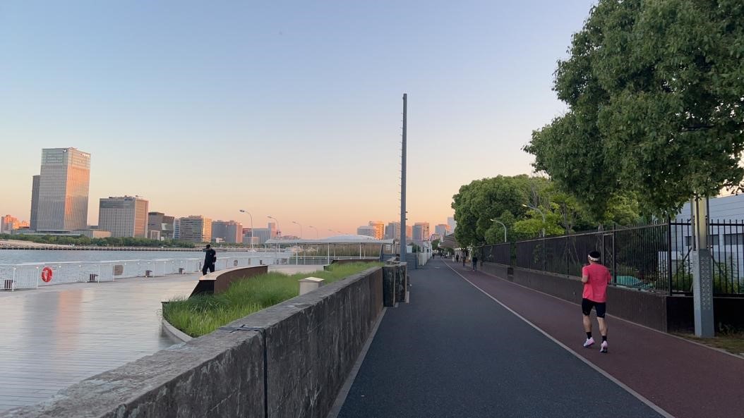 黃浦濱江步道 人民網(wǎng)記者 王文娟 攝