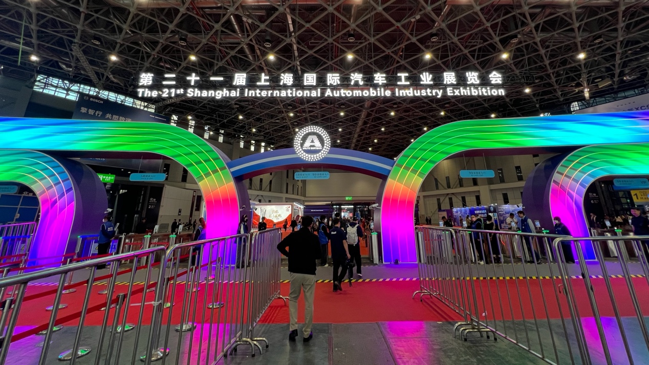 2025年上海車(chē)展現(xiàn)場(chǎng)。馬作鵬攝
